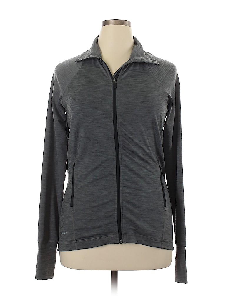 Nike Gray Track Jacket Size XL - photo 1