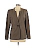 Lafayette 148 New York Brown Wool Blazer Size 6 - photo 1