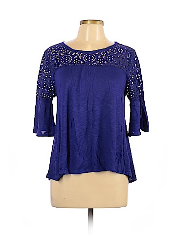 a.n.a. A New Approach 3/4 Sleeve Top (view 1)