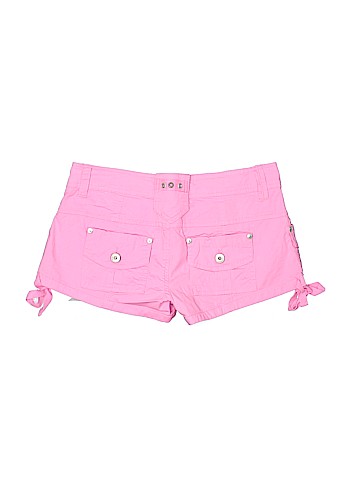 C Pink Denim Shorts (view 2)
