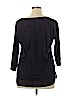 Assorted Brands Purple 3/4 Sleeve Top Size XL - photo 2