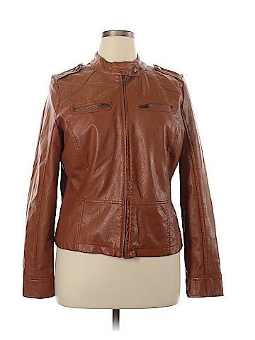 iB Diffusion Faux Leather Jacket (view 1)