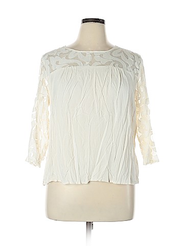 Old Navy 3/4 Sleeve Blouse (view 1)