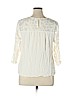 Old Navy 100% Viscose Ivory 3/4 Sleeve Blouse Size XL - photo 2