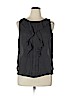 Elle 100% Polyester Black Sleeveless Blouse Size XL - photo 1