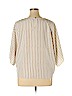 H By Halston 100% Polyester Tan 3/4 Sleeve Blouse Size XL - photo 2