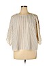 H By Halston 100% Polyester Tan 3/4 Sleeve Blouse Size XL - photo 1