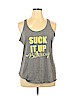 Chin Up Gray Tank Top Size XXL - photo 1