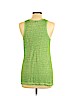 Joie 100% Linen Green Sleeveless T-Shirt Size L - photo 2