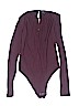 Topshop Burgundy Bodysuit Size 4 - photo 1
