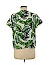 Moa Moa 100% Polyester Green Short Sleeve Blouse Size M - photo 2