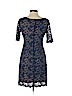 Connected Apparel Blue Cocktail Dress Size 4 (petite) - photo 2