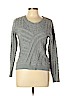 Monteau 100% Acrylic Gray Pullover Sweater Size L - photo 1