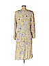H&M 100% Viscose Yellow Casual Dress Size 6 - photo 2
