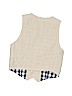 Nordstrom Solid Ivory Tuxedo Vest Size 7 - photo 2