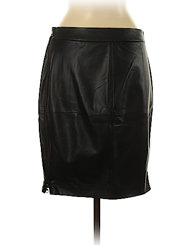 Trina Turk Leather Skirt (view 2)