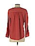 A Common Thread 100% Cotton Orange Long Sleeve Blouse Size S - photo 2