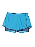 Nike 100% Polyester Blue Athletic Shorts Size L - photo 1