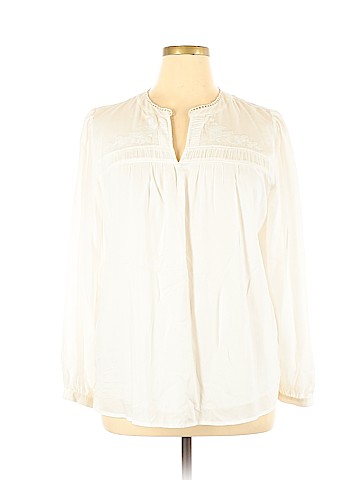 Ann Taylor LOFT Long Sleeve Blouse (view 1)