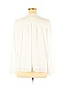 Ann Taylor LOFT 100% Rayon White Long Sleeve Blouse Size XL - photo 2