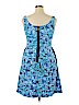 Luxe by Carmen Marc Valvo Blue Casual Dress Size 14 - photo 2
