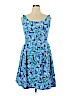 Luxe by Carmen Marc Valvo Blue Casual Dress Size 14 - photo 1