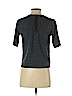 Topshop Blue Short Sleeve T-Shirt Size 4 - photo 2