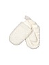 Assorted Brands 100% Cotton Solid Ivory Mittens Size S (youth) - photo 1