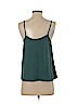 Topshop 100% Polyester Teal Sleeveless Blouse Size 4 - photo 2