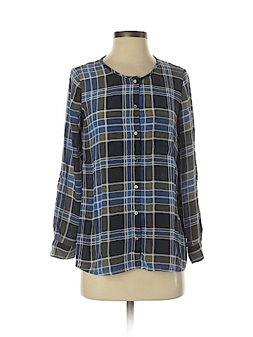 Joie Long Sleeve Silk Top (view 1)