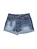 Indigo Rein Blue Denim Shorts Size 12 - photo 1