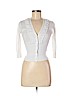 Iz Byer 100% Cotton White Cardigan Size M - photo 1
