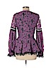 Alexis 100% Polyester Purple Long Sleeve Blouse Size L - photo 2