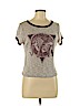 Charlotte Russe Tan Short Sleeve T-Shirt Size L - photo 1