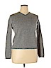Philosophy Dane Lewis 100% Cashmere Gray Cashmere Pullover Sweater Size XL - photo 1