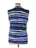 Dana Buchman Blue Sleeveless Top Size XL - photo 2