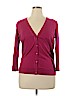 Ann Taylor LOFT Outlet 100% Cotton Pink Cardigan Size XL - photo 1