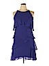 S.L. Fashions 100% Polyester Purple Cocktail Dress Size 14 - photo 1