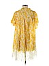 Free People 100% Cotton Yellow Casual Dress Size S - photo 2