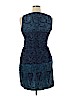 David Warren 100% Polyester Blue Casual Dress Size 14 - photo 2