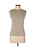 E.L.I Tan Sleeveless Top Size L - photo 1