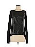 Bailey 44 Black Faux Leather Top Size M - photo 1
