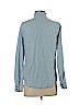 Eva Longoria 100% Tencel Lyocell Blue Long Sleeve Blouse Size S - photo 2