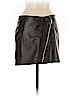 Barneys New York 100% Leather Black Leather Skirt Size M - photo 1
