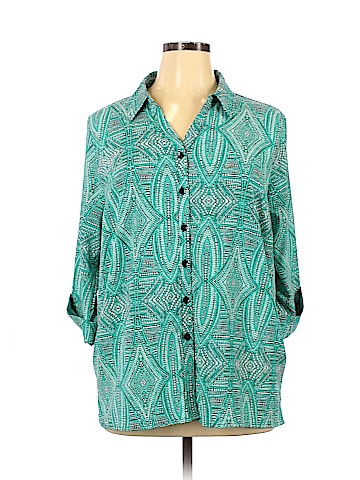 Catherines 3/4 Sleeve Blouse (view 1)