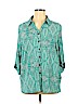 Catherines Blue 3/4 Sleeve Blouse Size 14 - 16 - photo 1