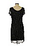 Pisarro Nights 100% Rayon Black Cocktail Dress Size 8 - photo 2