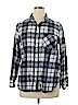 Old Navy 100% Cotton Blue Long Sleeve Button-Down Shirt Size XL - photo 1