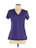 Nike 100% Polyester Purple Active T-Shirt Size M - photo 1