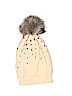 Betsey Johnson 100% Acrylic Solid Ivory Beanie One size - photo 1